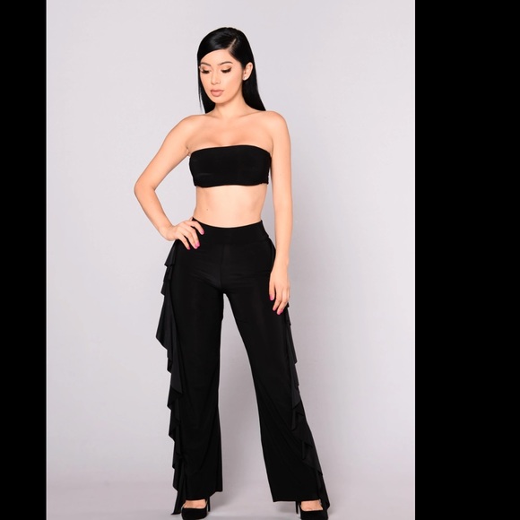 Venue ruffle pants - Picture 1 of 2